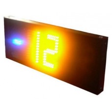 LED teplomer s plexisklom (výška číslic 24 cm)